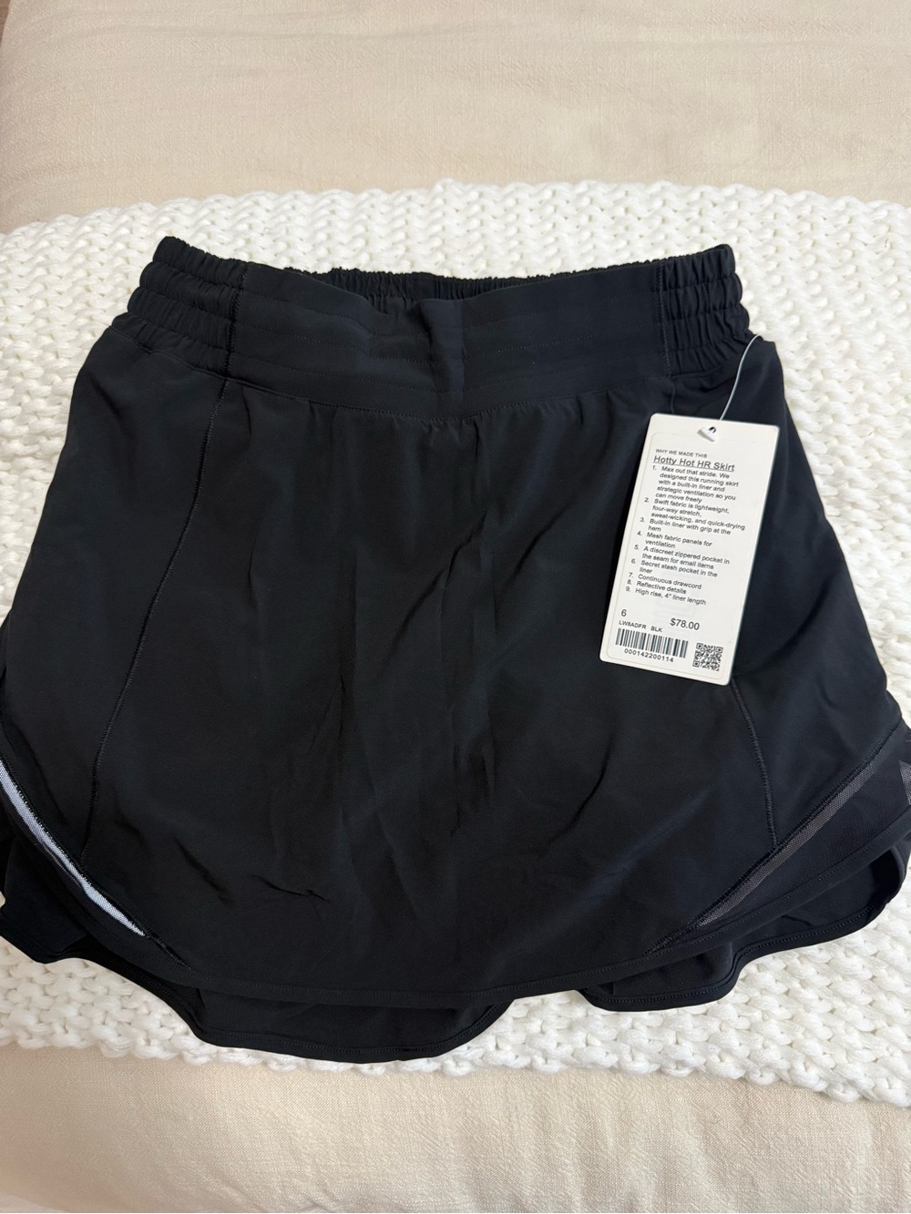 NWT Women’s Lululemon Hotty Hot Skirt- HR